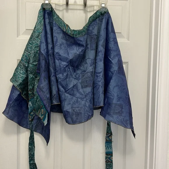 NWT Upcycled Silk Sari 100% Silk - Picture 5 of 8
